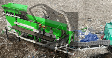 ROTOR SCREEN FOR WASTE