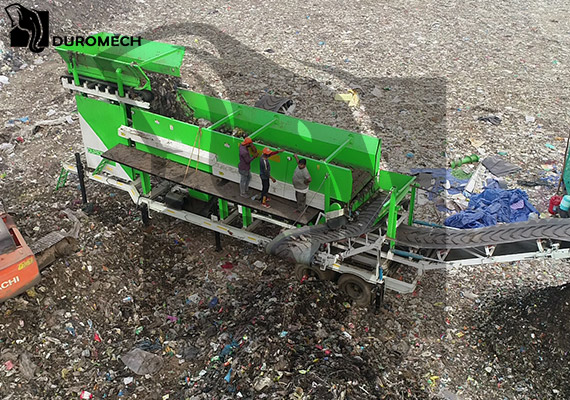 ROTOR SCREEN FOR WASTE