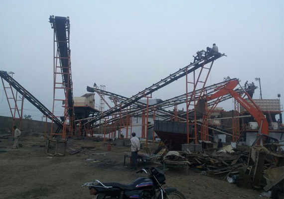 c&d waste recycling plant in delhi burari