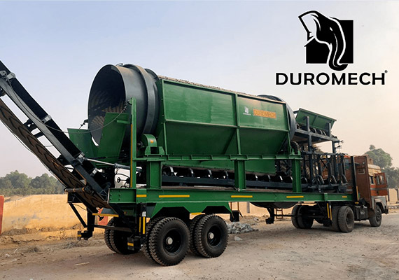 MOBILE TROMMEL SCREEN manufacturers in delhi