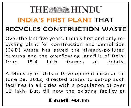 c&d waste recycling plant in delhi